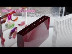 2.8mm-15mm Bảng Acrylic màu cửa hàng quang học chiếu sáng bảng quảng cáo