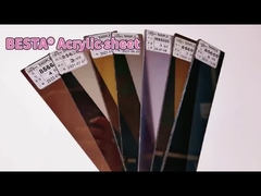 PMMA đúc các tấm Acrylic màu Acrylic LED bảng hiệu 4ft X 8ft