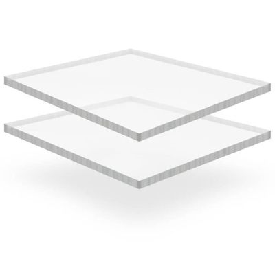 Transparent Acrylic Diffuser Sheet 10mm Acrylic Panels For Fluorescent Lighting