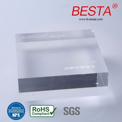 Transparent Acrylic Diffuser Sheet 10mm Acrylic Panels For Fluorescent Lighting