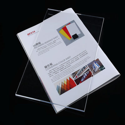 Transparent Acrylic Diffuser Sheet 10mm Acrylic Panels For Fluorescent Lighting