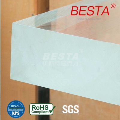 100% Virgin Material PMMA Transparent Acrylic Sheets Customized Thickness