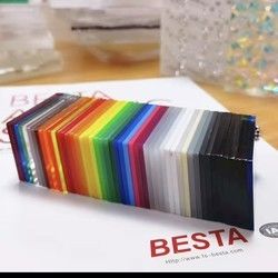 100% Virgin Material PMMA Transparent Acrylic Sheets Customized Thickness