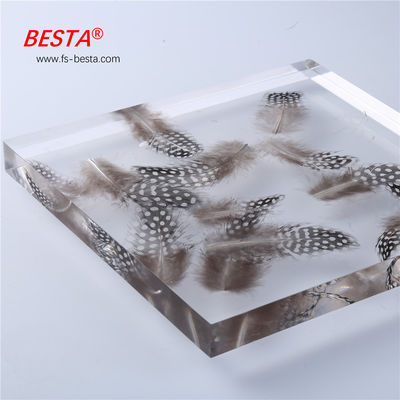 Partition Wall Decorative Acrylic Sheets 30mm Thick Wear Resistance