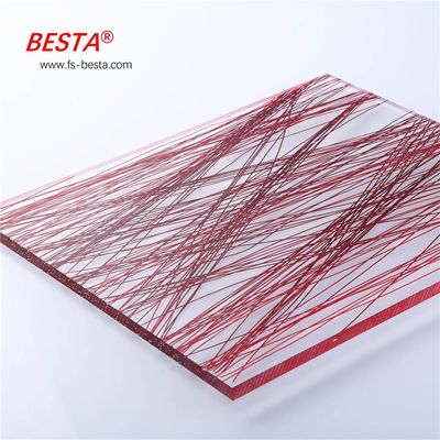 Partition Wall Decorative Acrylic Sheets 30mm Thick Wear Resistance