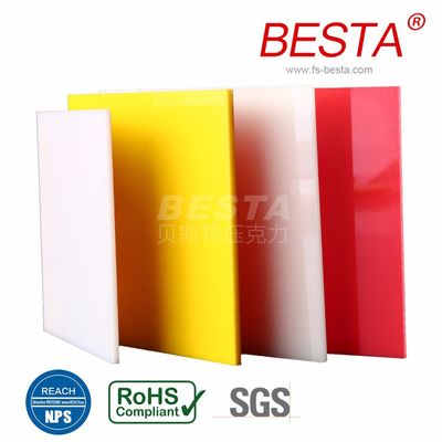 4x8 Colored Acrylic Sheets Anti Scratch Plexiglass Pmma For Furniture