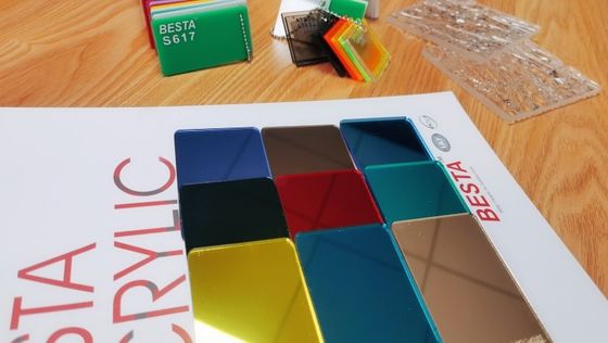Customized Acrylic Mirror Engraving Panels Scratch Resistant Plexiglass Sheets SGS