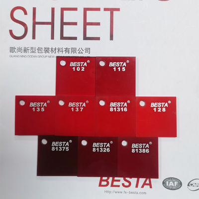 Excellent Weather Resistance Colored Acrylic Sheets for Country Markets