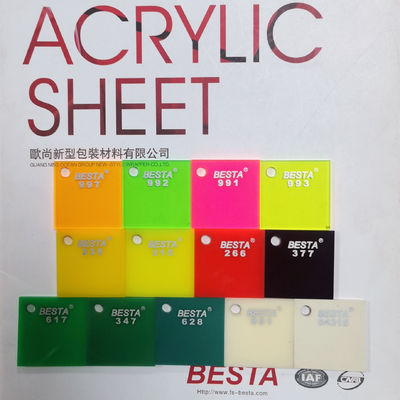 Excellent Weather Resistance Colored Acrylic Sheets for Country Markets