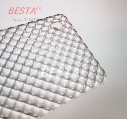 PMMA Transparent Textured Clear Acrylic Sheet 6mm Stone Grain