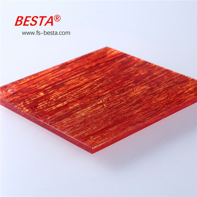 Cell Cast Wood Grain Acrylic Sheet Bảng Acrylic chống nước 5-40mm