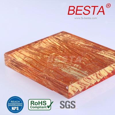 Cell Cast Wood Grain Acrylic Sheet Bảng Acrylic chống nước 5-40mm