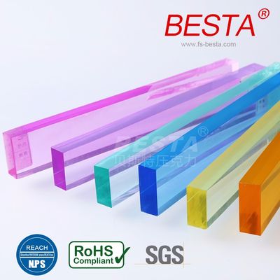 Plexiglass màu đúc tấm Acrylic cho phòng phân vùng tường