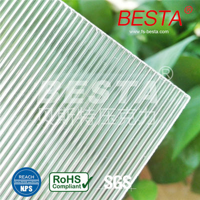 PMMA Textured Clear Acrylic Sheet Decorative Acrylic Wall Board 5mm-40mm