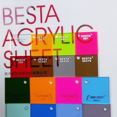 Excellent Weather Resistance Colored Acrylic Sheets for Country Markets